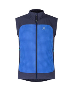 Montura seed vest b blue graphite blue gilet antivento idrorepellente