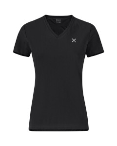 Montura sensi t-shirt woman black maglia trekking 