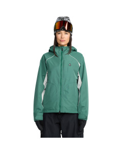 Volcom w's stone smokeshow 20k jacket spruce green giacca snowboard donna 2026