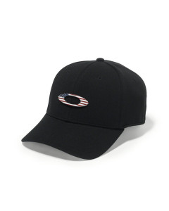Oakley tincan cap black american flag 