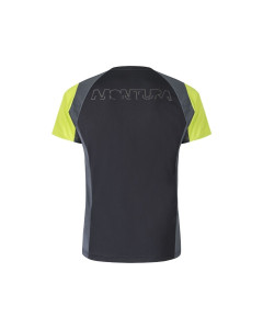 Montura outdoor choice t-shirt nero verde lime