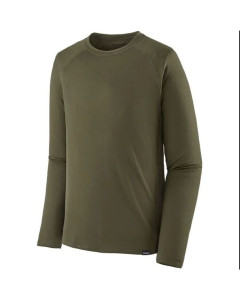 Patagonia m's capilene midweight crew basin green