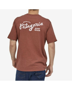 Patagonia m's quality surf pocket responsibili tee rosehip