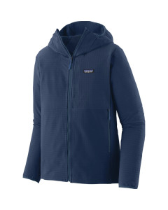 Patagonia m's R1 techface hoody tidepool blue felpa tecnica