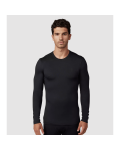 Fox racing tecbase fire ls shirt black maglia termica mtb bike