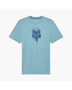 Fox racing bark ss tech tee vintage wash blue maglia mtb bike 2025