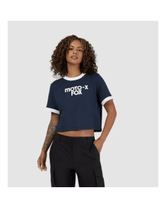 Fox racing w circa 74 ringer ss tee midnight t-shirt donna 2025