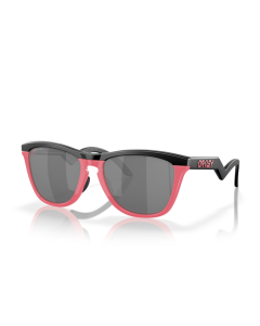 Oakley frogskins hybrid matte black fluo pink prizm black occhiali da sole 