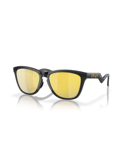 Oakley frogskins hybrid matte black prizm 24k polarized occhiali da sole 