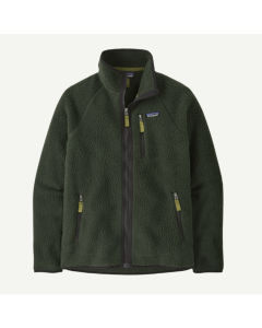 Patagonia m's retro pile fleece jacket old growth green pile