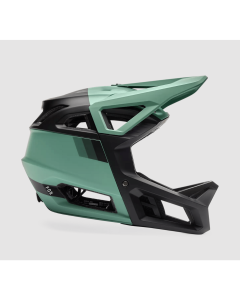 Fox racing proframe rs sol verde pino casco integrale MTB