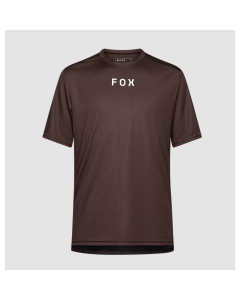 Fox racing ranger ss jersey woredmark marrone cacao maglia mtb