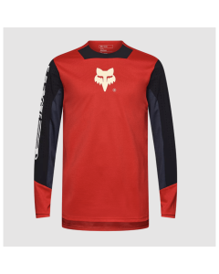 Fox racing defend ls jersey elevated fluo red maniche lunghe MTB 2026