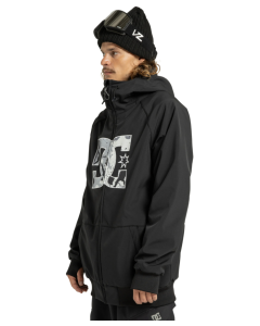 Dc shoes spectrum jacket black giacca softshell snowboard 2026