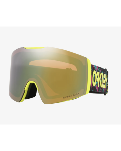 Oakley fall line L jaxson black prizm sage gold iridium snow maschera